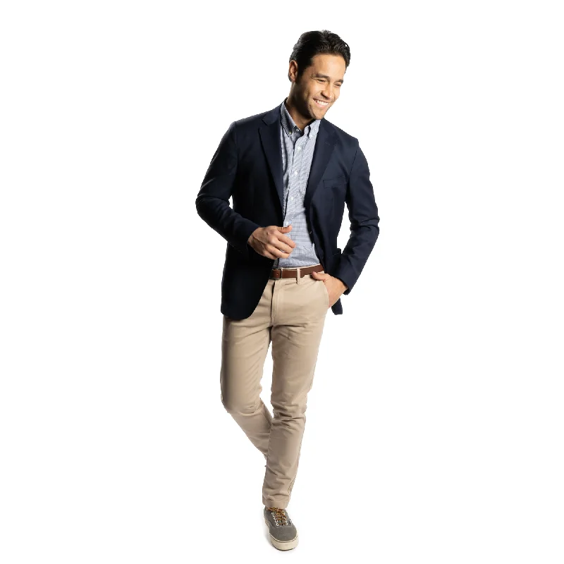 Unstructured Navy Jacket