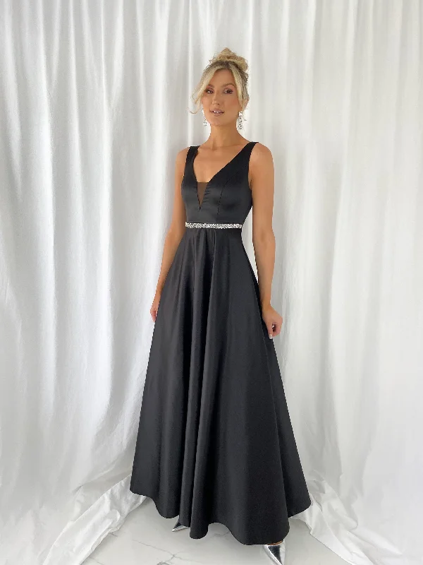 Brigitta Maxi Dress - Black