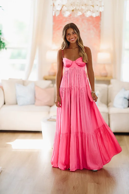 Caviar Dreams Maxi Dress - Pink