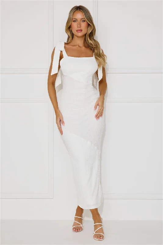 City Of Babes Maxi Dress White