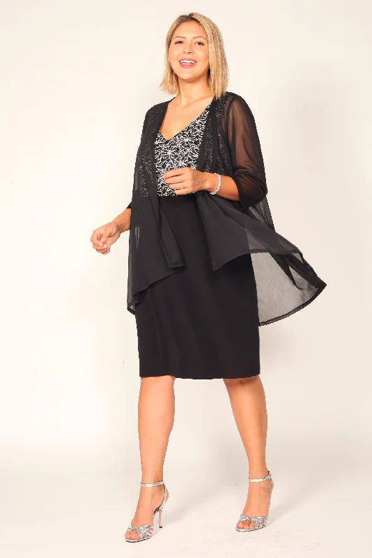 Connected Apparel Mother of the Bride Short Dress