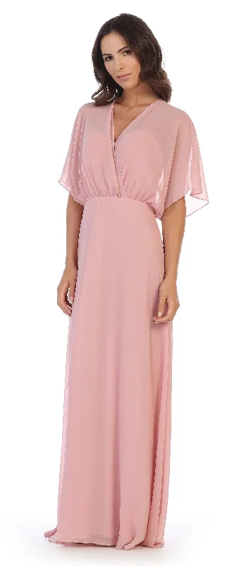 Formal Mother of the Bride Draped Chiffon Gown Sale