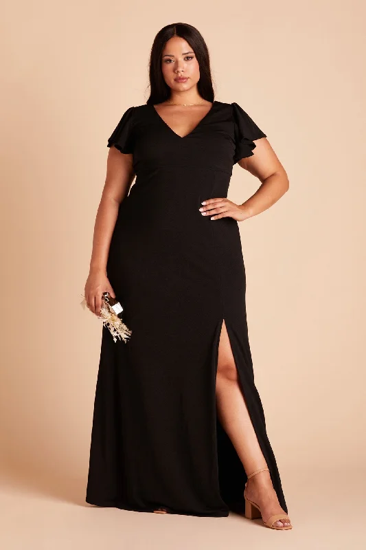 Hannah Crepe Dress - Black