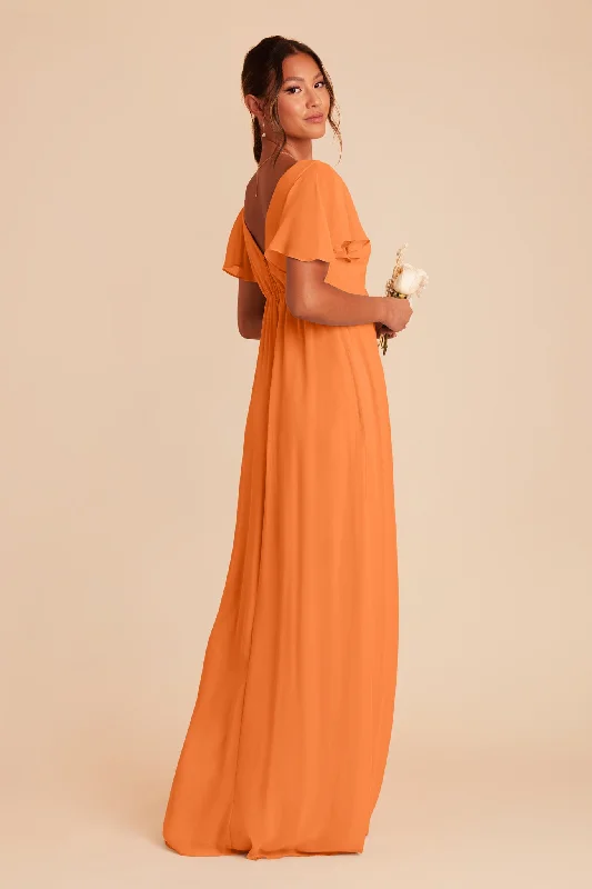 Hannah Empire Dress - Apricot