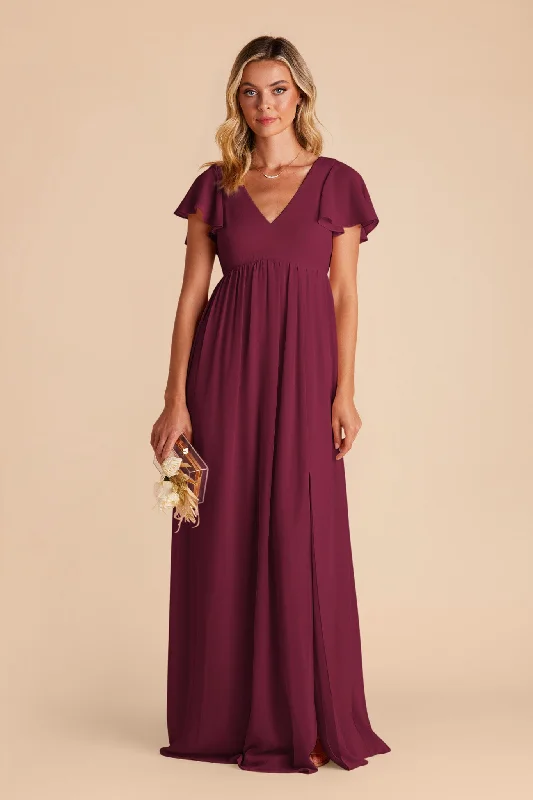 Hannah Empire Dress - Berry