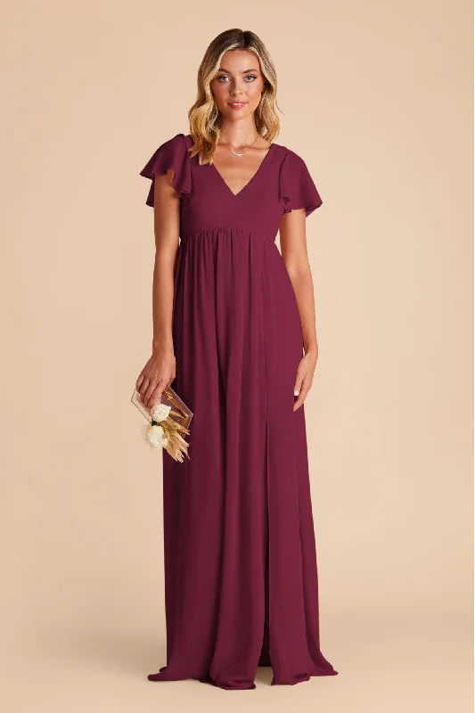 Hannah Empire Dress - Berry