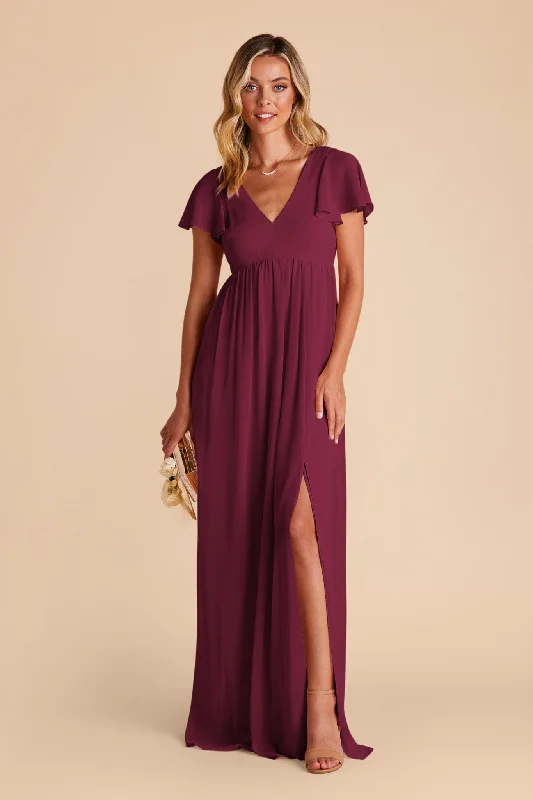 Hannah Empire Dress - Berry