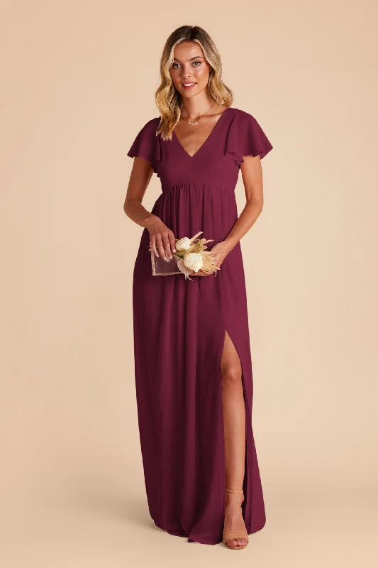 Hannah Empire Dress - Berry