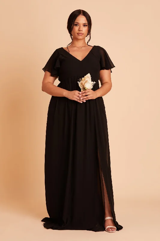 Hannah Empire Dress - Black