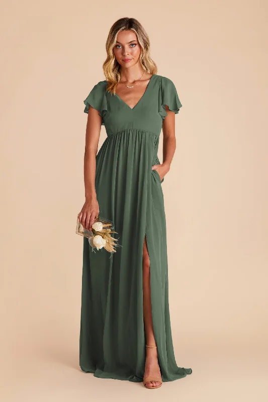 Hannah Empire Dress - Eucalyptus