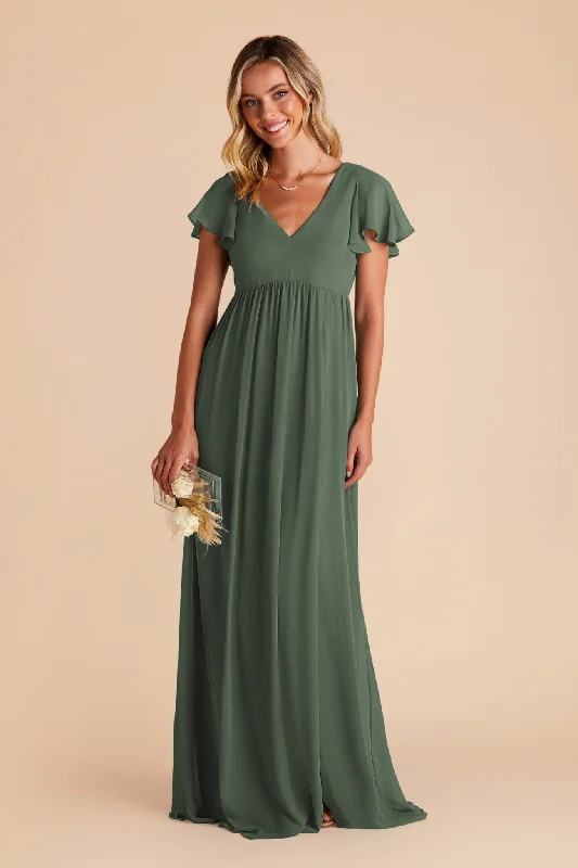 Hannah Empire Dress - Eucalyptus