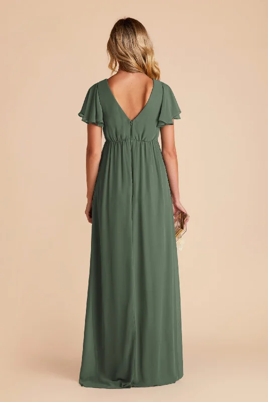 Hannah Empire Dress - Eucalyptus