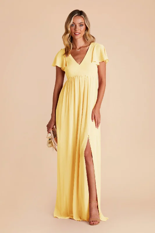 Hannah Empire Dress - Lemon Sorbet