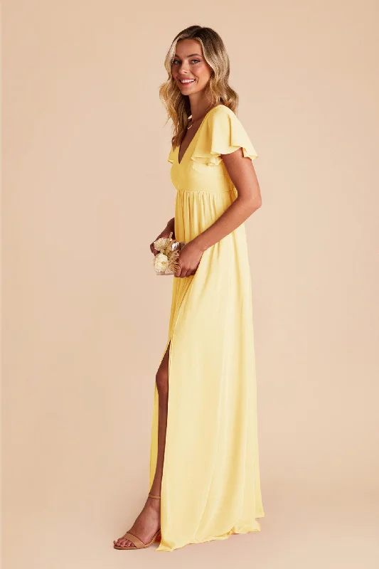 Hannah Empire Dress - Lemon Sorbet