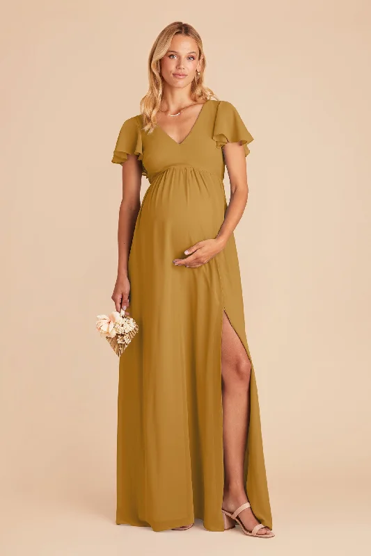 Hannah Empire Dress - Marigold