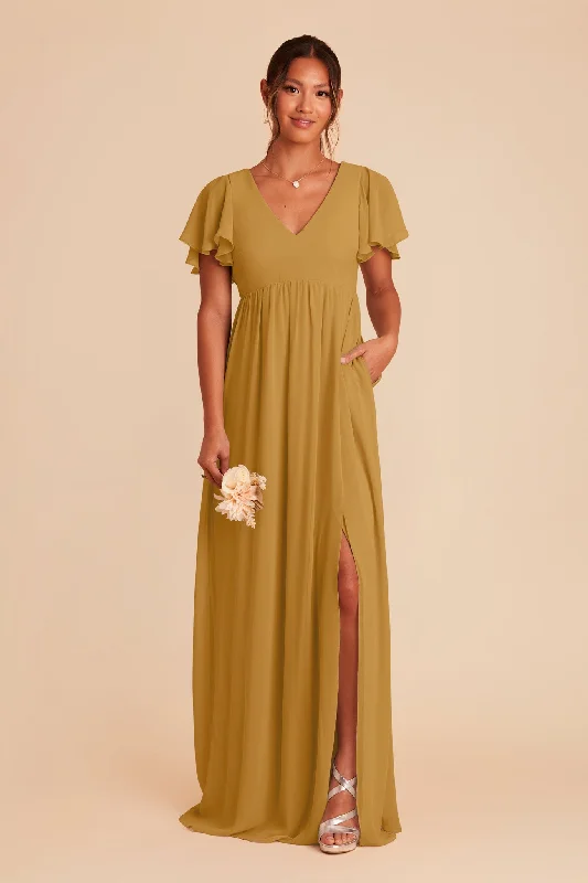 Hannah Empire Dress - Marigold