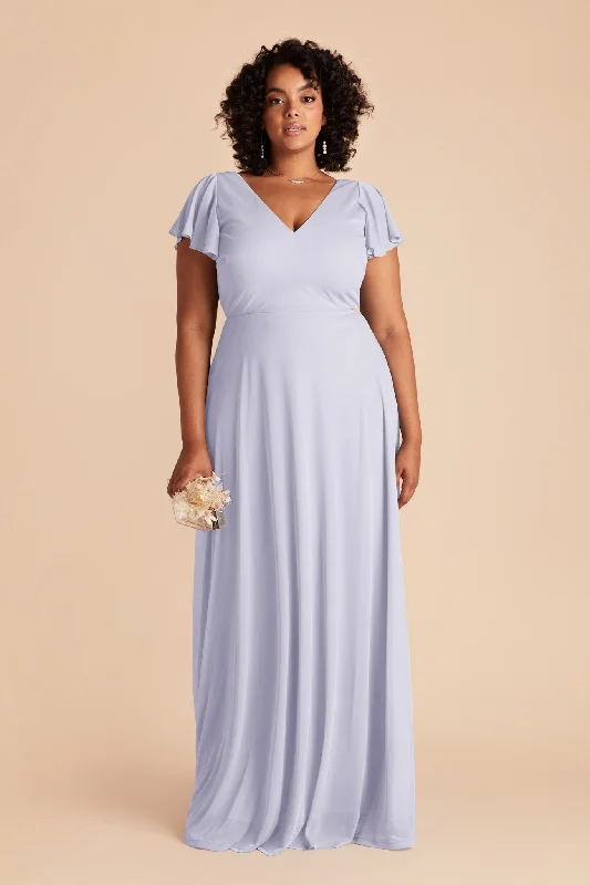 Hannah Empire Dress - Periwinkle Blue