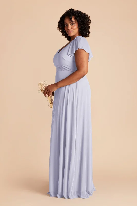 Hannah Empire Dress - Periwinkle Blue