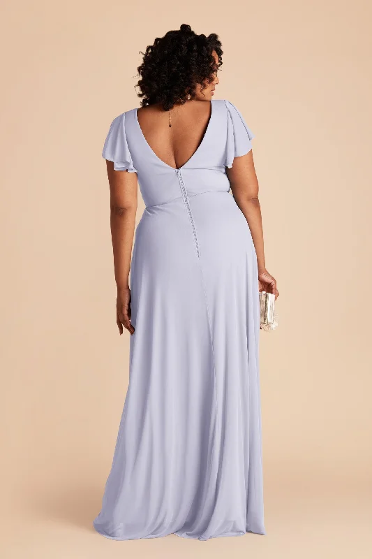 Hannah Empire Dress - Periwinkle Blue