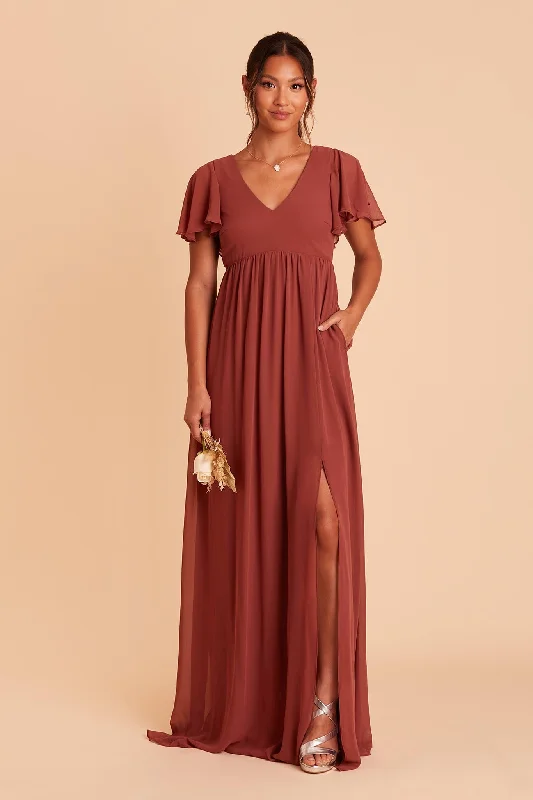 Hannah Empire Dress - Spice