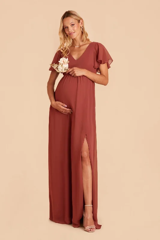 Hannah Empire Dress - Spice