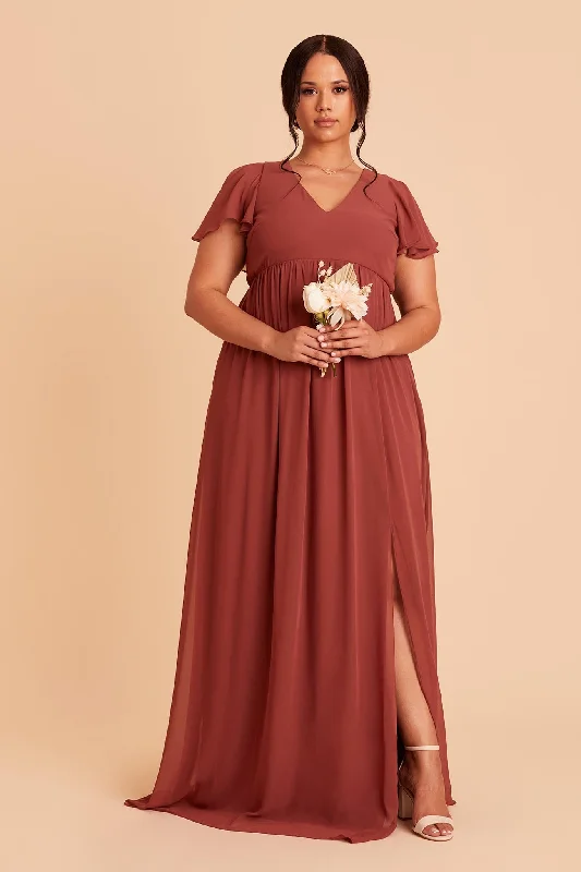 Hannah Empire Dress - Spice