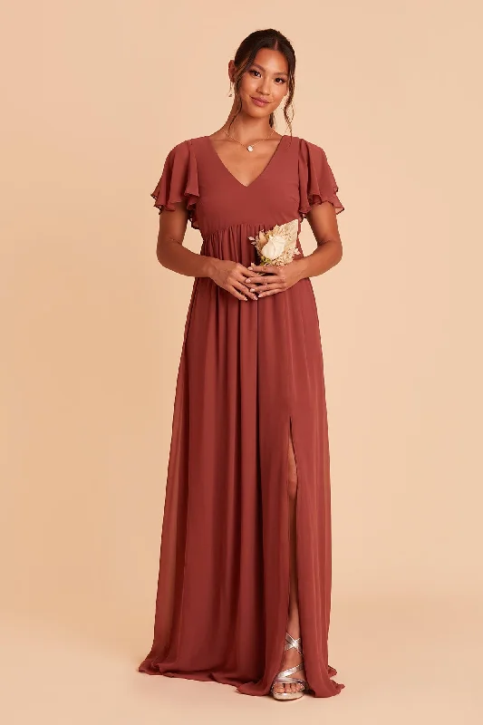 Hannah Empire Dress - Spice