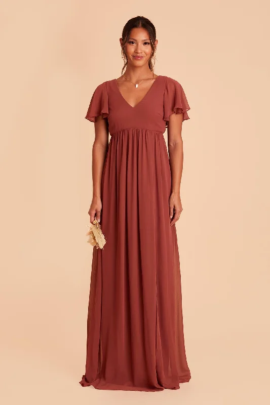 Hannah Empire Dress - Spice