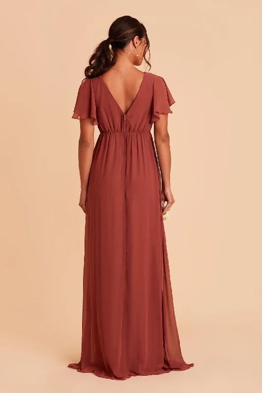 Hannah Empire Dress - Spice