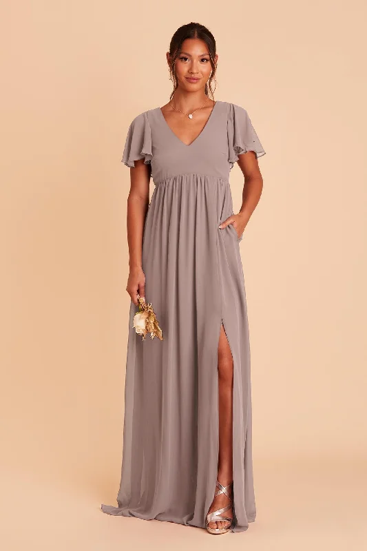 Hannah Empire Dress - Toffee