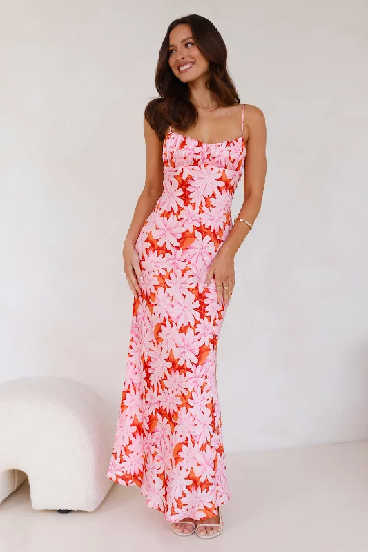 Irresistible Allure Maxi Dress Orange