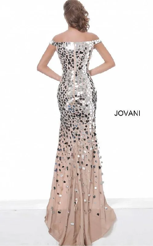 Jovani 02500 Long Off the Shoulder Prom Dress