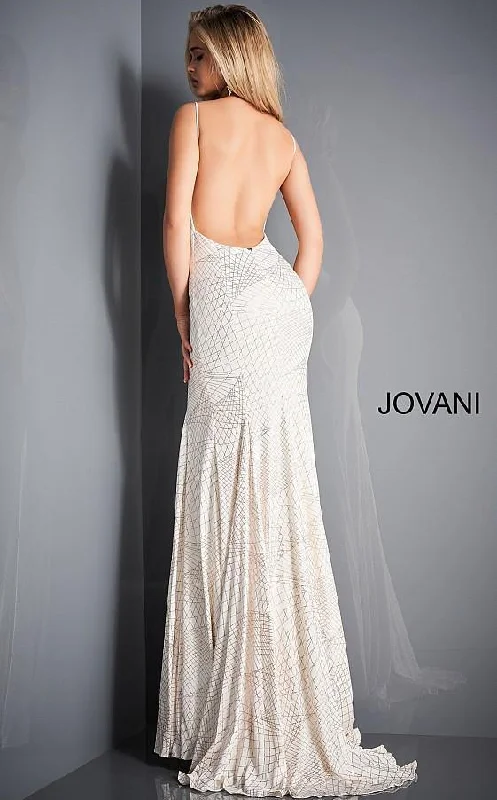 Jovani 1120 Prom Long Glitter Formal Fitted Dress