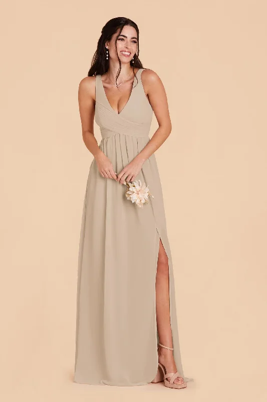 Laurie Empire Dress - Almond