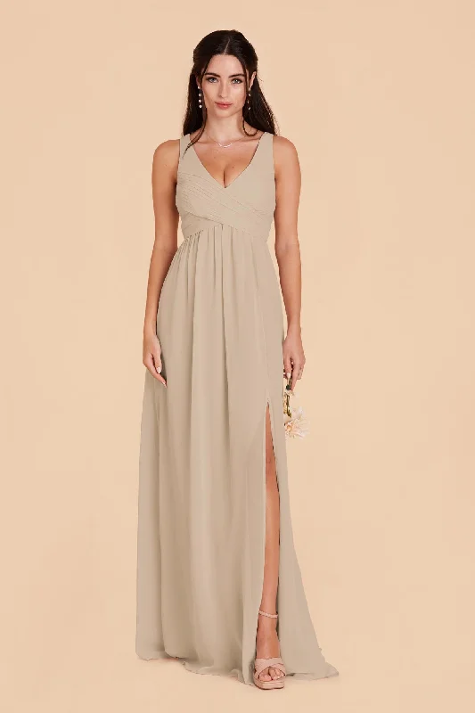 Laurie Empire Dress - Almond