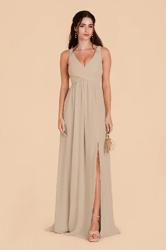 Laurie Empire Dress - Almond