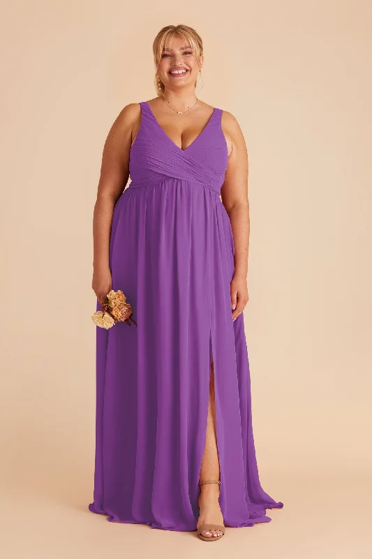 Laurie Empire Dress - Amethyst