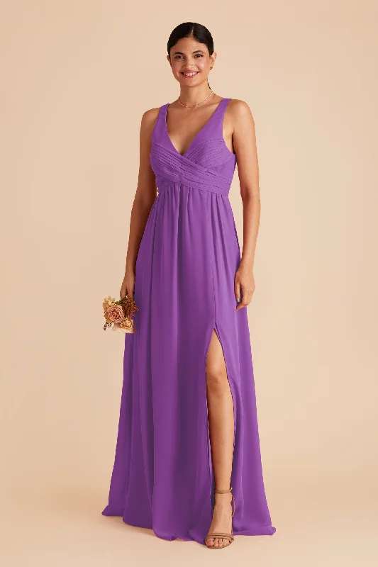 Laurie Empire Dress - Amethyst