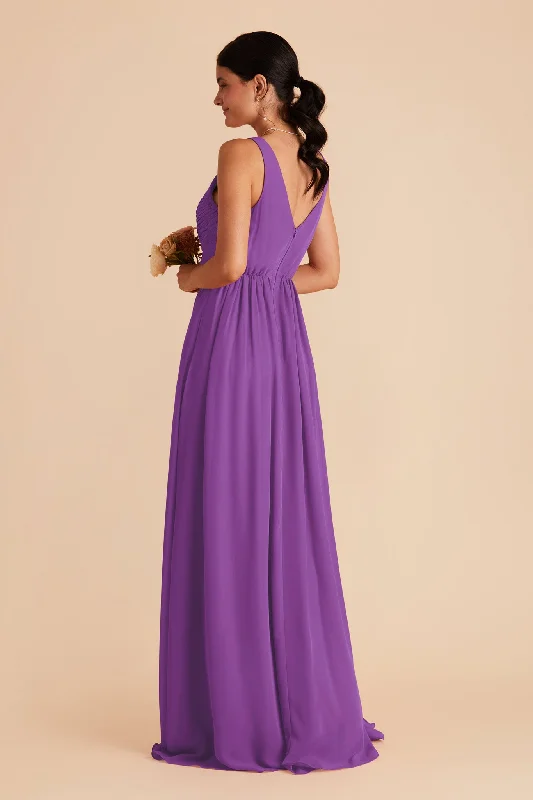 Laurie Empire Dress - Amethyst