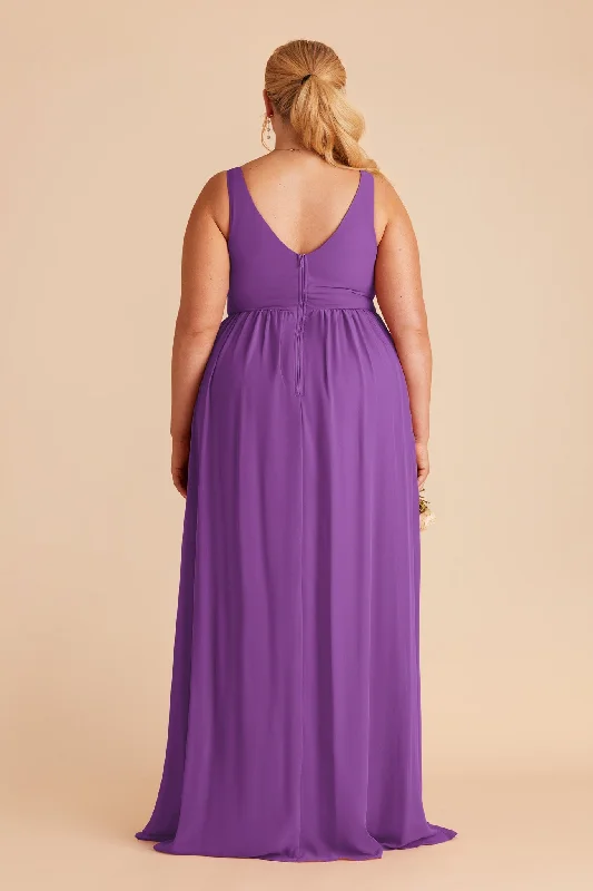 Laurie Empire Dress - Amethyst