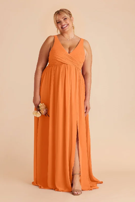 Laurie Empire Dress - Apricot