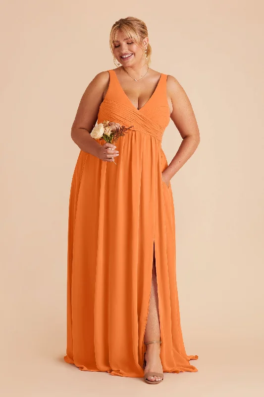 Laurie Empire Dress - Apricot