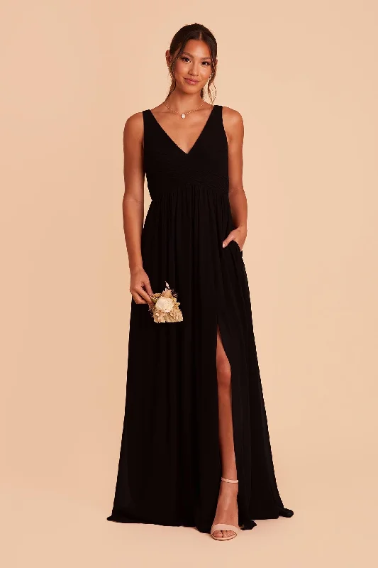 Laurie Empire Dress - Black