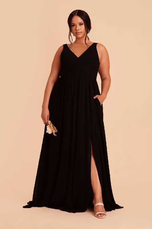 Laurie Empire Dress - Black