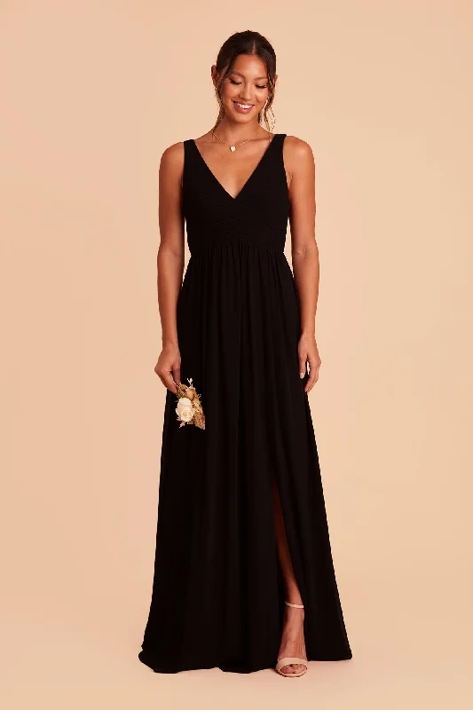 Laurie Empire Dress - Black