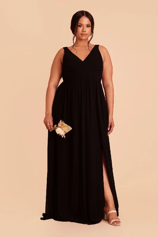 Laurie Empire Dress - Black