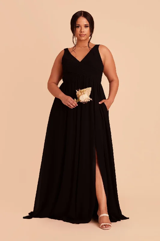 Laurie Empire Dress - Black