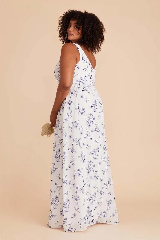 Laurie Empire Dress - Blue Le Fleur