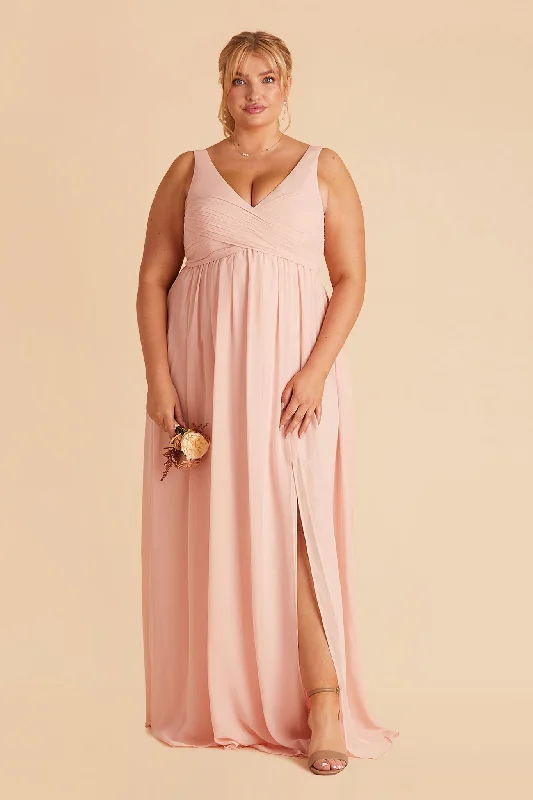 Laurie Empire Dress - Blush Pink