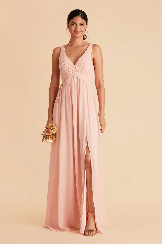 Laurie Empire Dress - Blush Pink